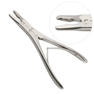 Ruskin Rongeur 7 1/2 inch Straight 5mm, Double Action