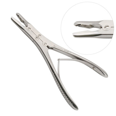 Ruskin Rongeur 7 inch Straight 7mm, Double Action