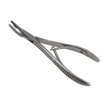 Lempert Rongeur 6" Curved, 3mm, Single Action