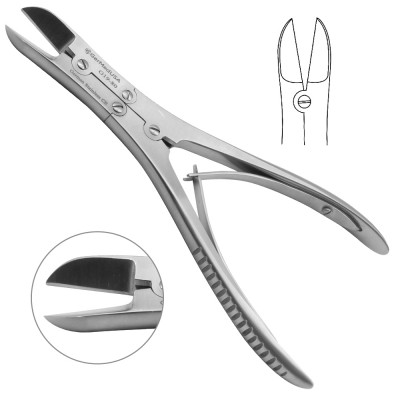 Ruskin Bone Cutting Forceps 7 1/2 inch Straight Jaws