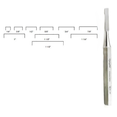 Hibbs Chisel 9 inch Curved 3/8 inch