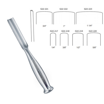 Smith Pete Gouge 8 inch Straight 1 inch