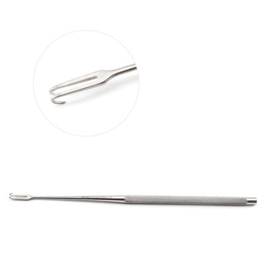 Joseph Hook Double Prong 2mm Wide 6 inch