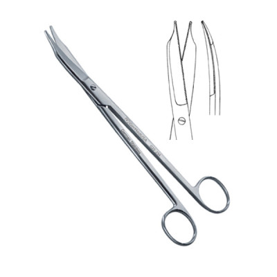 Martin Cartilage Scissors 8" Serrated Blades