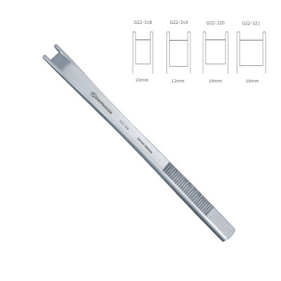 Cinelli Osteotome 6 1/2" Straight 3/8" (10mm) Double Guard