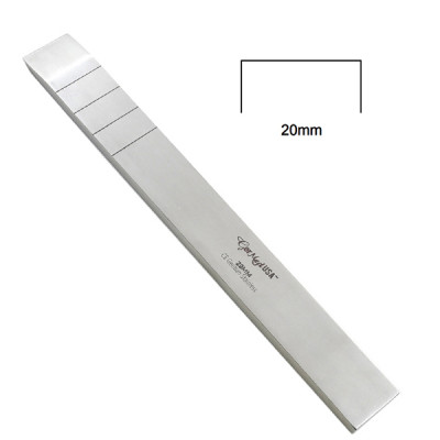 Long Bevel Osteotome 7" Straight 25/32" (20mm) Calibrated
