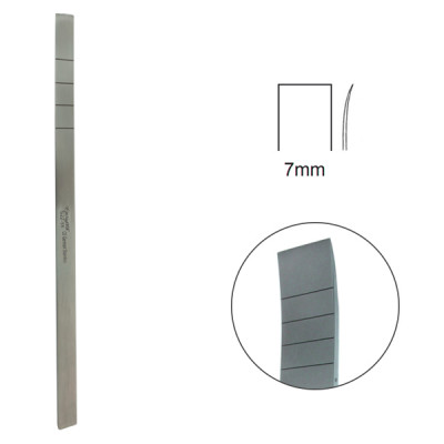 Lambotte Osteotome 7" Curved 1/4" (7mm) Calibrated