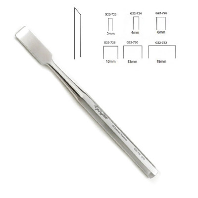 Hoke Chisel 5 1/4 inch Straight 2mm