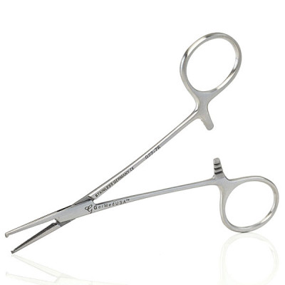 Halsted Mosquito Forceps 5`` Straight, 1x2 Teeth