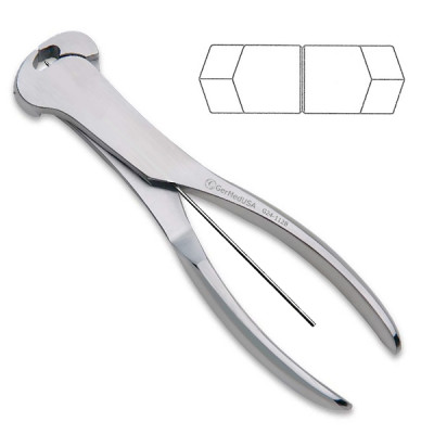 Cannulated Pin Cutter 7 1/2", Tungsten Carbide, Max .062"