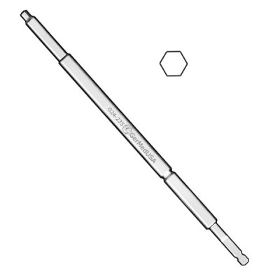 Screwdriver Bit Hexagonal 6 1/2" 3.5mm SQC