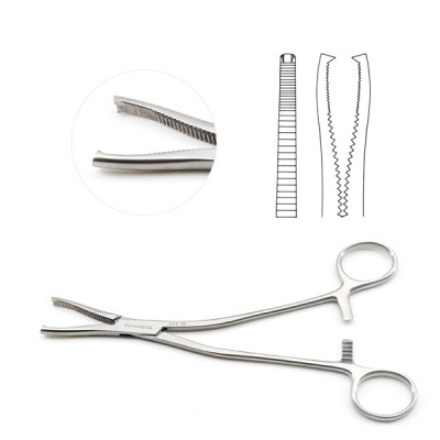 Dingman Forceps 7 1/2" Slot in Jaws