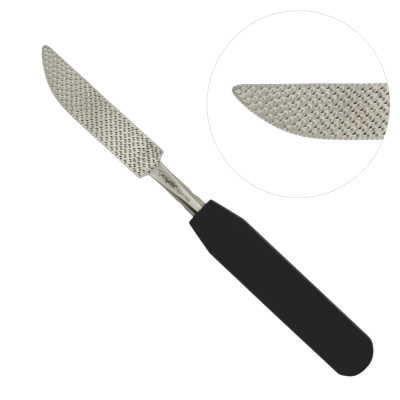 Bone Rasp 10 inch Putti Leaflet Phenolic Handle