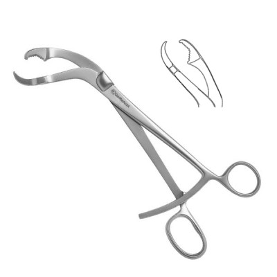 Verbrugge Forceps 10 inch with Ratchet