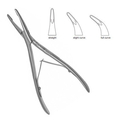 Luer Rongeur 6 1/2 inch Straight, 3mm, Single Action