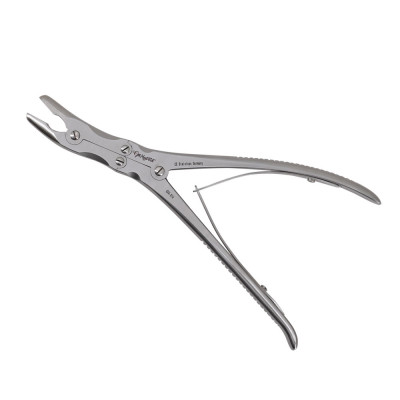 Leksell Stille Rongeur 9 1/2 inch Curved 6mm, Double Action