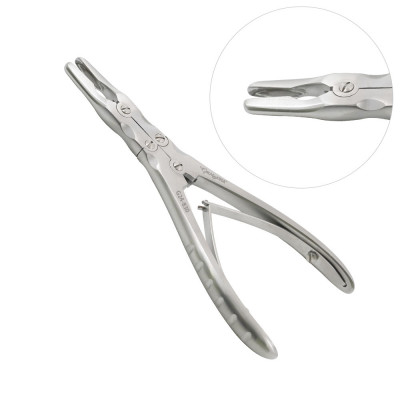 Ruskin Rongeur 6 inch Straight 4mm, Double Action