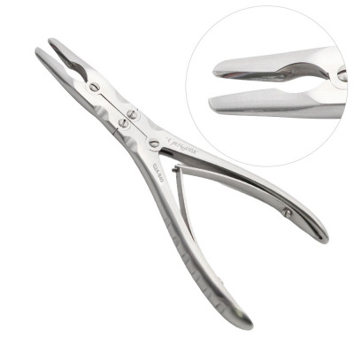 Ruskin Rongeur 7 1/2 inch Straight 4mm, Double Action