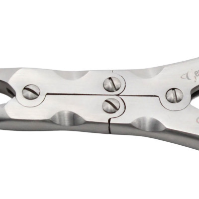 Marquardt Rongeur 8" Slight Curved, 3mm, Double Action