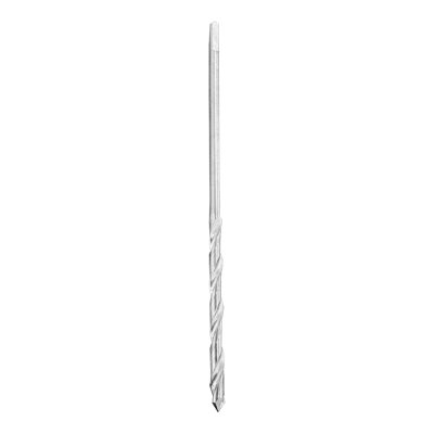 Twist Drill 5.0 inch Straight Shank Double Fluted 2.5mm 35mm round end