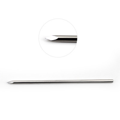 Steinmann Pin Single Trocar Round 9 inch 3.2mm 1/8 inch pkg/6