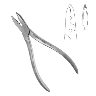 Wire Bending Pliers 6 with Notched Jaws