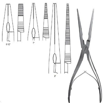 Universal Pliers 6 1/2 inch Serrated with Spring 1.1mm Max Cut