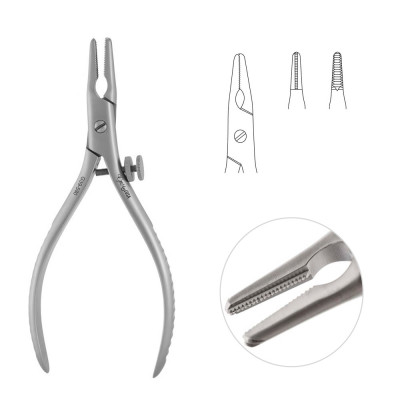 Pliers 7" with Screw Lock and K-Wire Groove