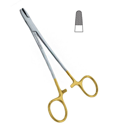 Wire Twisting Forceps 7 1/4 inch TC 3mm Rounded tip