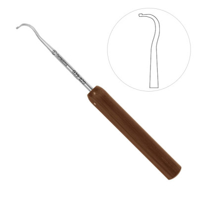 Suture Passer 7 inch Curved With Crochet Hook Phenolic