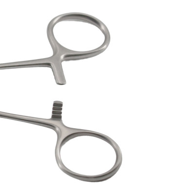 Lovelace Lung Grasping Forceps Straight Serrated Jaws 1" Wide 8"