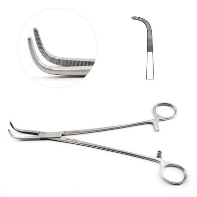 Meeker Kantrowitz Forceps Full Curved Jaws 7 3/4"