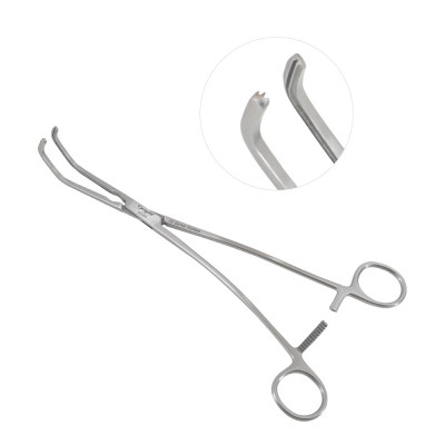 Satinsky Vascular Clamp For Vena Cava 10 1/2 inch Jaws Length 32mm X 9mm Deep