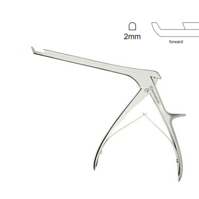 Love Kerrison Rongeur 7" Forward 2mm Thin Foot Plate