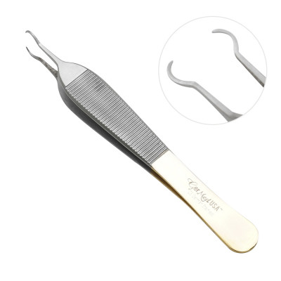 Skin Hook Forceps 4 3/4 inch Straight Delicate