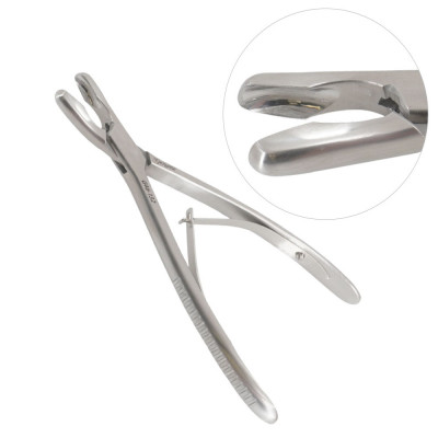 Adson Cranial Rongeur Straight Jaws 7x13mm  Size 8 inch