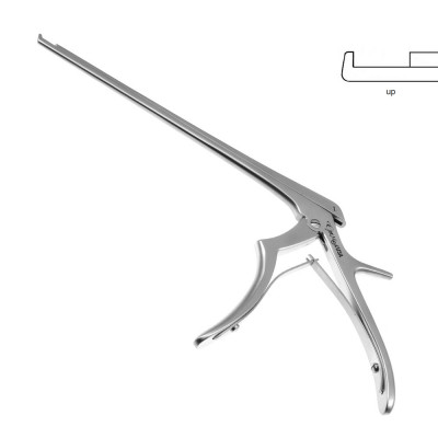 Kerrison Rongeur 7" 3mm Up-Bit Thin Foot Plate 40 Degree