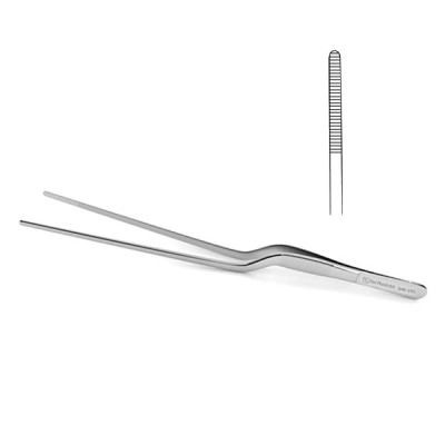 Adson Bayonet Dressing Forceps Serrated 8 1/4 inch