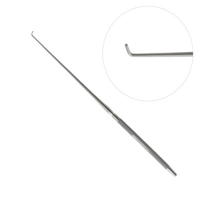 Meniscus Probe - Dandy Nerve Hook 9 inch 1.5mmx6mm Tip