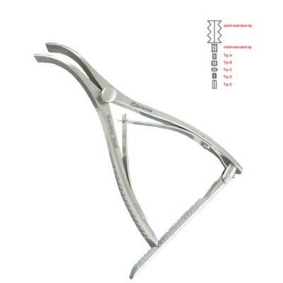 Inge Retractor 6 1/2" Custom Tip 2, 16.5cm  Pediatric