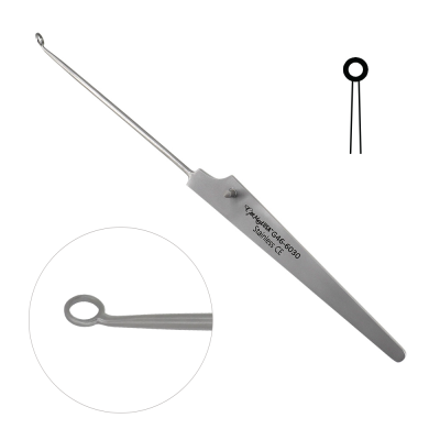 Arthroscopic Surgical Ring Currete 7mm 9 1/4 inch Triangle Handle