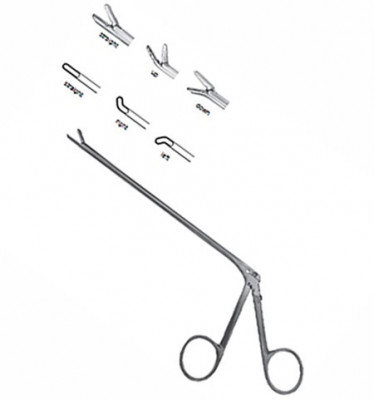 Decker IVD Rongeur 6 inch Down 2x6mm with Opening Latch