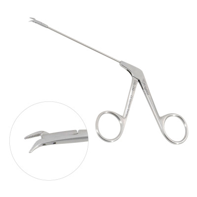 Arthro Alligator Micro Forceps 8cm Serrated Down Tip