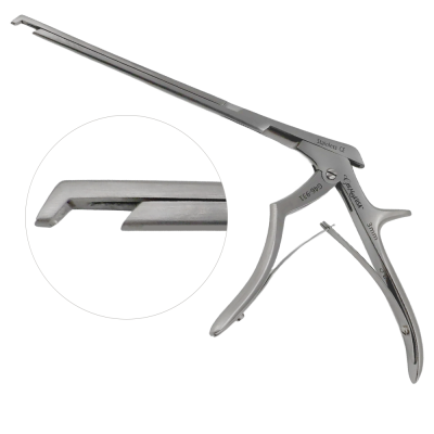 Spurling Kerrison Rongeur 8 inch Down 1mm Thin Foot Plate