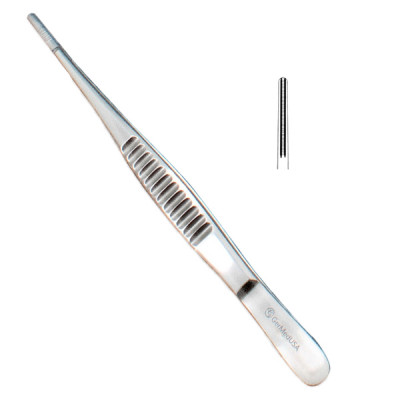 Debakey Thoracic Tissue Forceps 2.5mm Wide Tips 6 inch