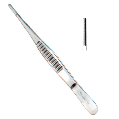 Debakey Thoracic Tissue Forceps  2.5mm Wide Tips 9 1/2 inch