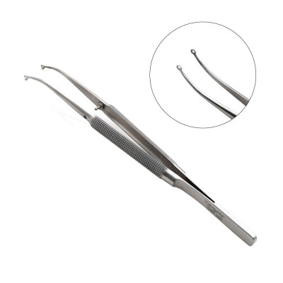 Suture Forceps Curved - Fine Touch Tissue Forceps 18cm