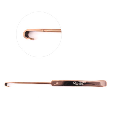 Snook Overiectomy Hooks 8``, Rose Gold