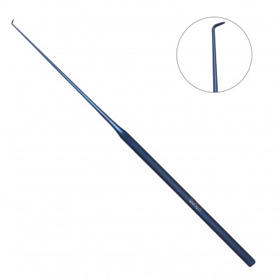 Rhoton Hook 90 Degree Angled Semi-Sharp 7 1/2 inch Titanium