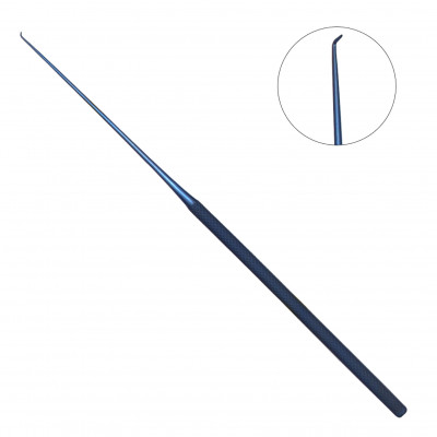 Rhoton Hook 45 Degree Semi Sharp 7 1/2`` Titanium